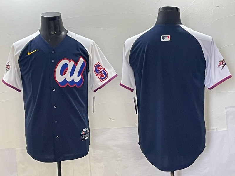 Men Seattle Mariners blank blue MLB All Star 2025 Nike jersey 003